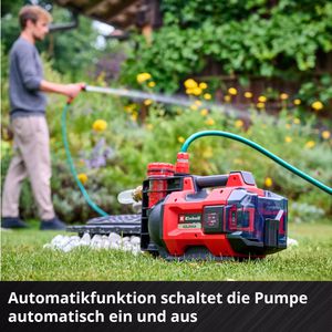 Produktbild für Gartenpumpe Einhell AQUINNA 18/30 F LED AUTOMATIC, Akku