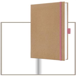 Notizbuch Sigel Jolie Pure Pink, JN841, Karton Hardcover