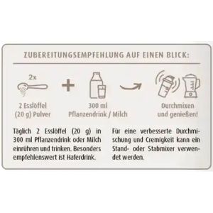 Produktbild für Proteinpulver Raab-Vitalfood Protein Shake Plus, 500 g, BIO