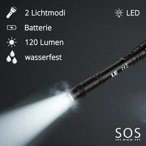 Produktbild für Taschenlampe Lepro LE, LED, mit Batterie