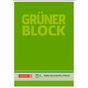 Produktbild für Briefblock Brunnen 1052638, Grüner Block, A4