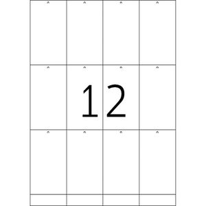 Produktbild für Hängeetiketten Herma 6872, 52,5 x 93,5 mm