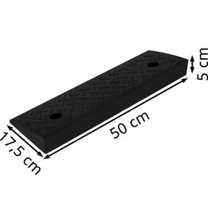 Produktbild für Bordsteinrampe vidaXL 150980, aus Gummi