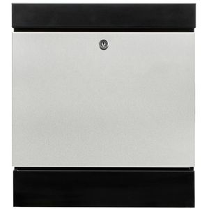 Produktbild für Briefkasten Burg-Wächter Seattle 6848 B+S, silber, schwarz