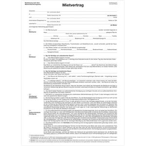 Mietvertrag Herlitz 860445, DIN A4