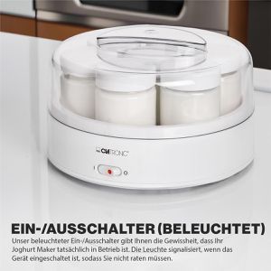 Produktbild für Joghurtbereiter Clatronic Joghurt-Maker JM 3344