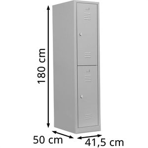Produktbild für Spind Lüllmann 523210, lichtgrau