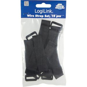 Produktbild für Kabelbinder LogiLink KAB0056, mit Klettverschluss