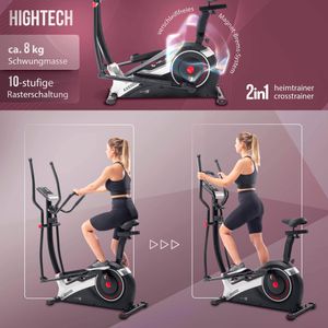 Produktbild für Crosstrainer Christopeit AX 6500 Hybrid, 8 kg Schwungmasse
