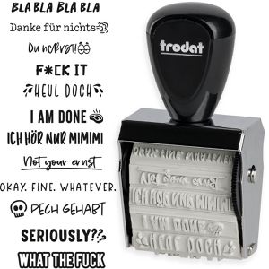 Produktbild für Motivstempel Trodat Creative Mini Böse Sprüche, aus Metall