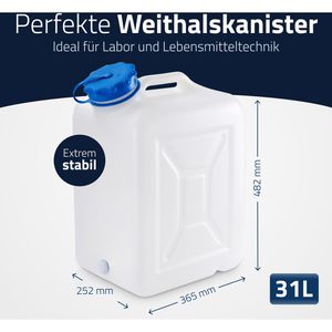 Produktbild für Wasserkanister Hünersdorff 818300, Weithalskanister