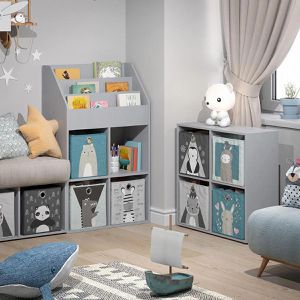 Produktbild für Bücherregal Vicco Luigi, grau