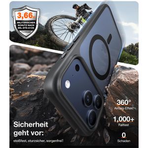 Produktbild für Handyhülle Torras Guardian Magnetic Series, MagSafe, schwarz