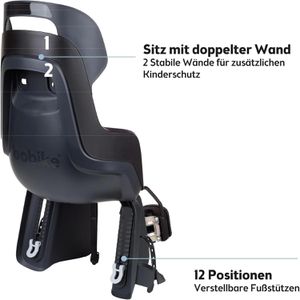 Produktbild für Fahrrad-Kindersitz bobike GO Maxi Frame