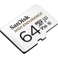 Zusatzbild Micro-SD-Karte SanDisk High Endurance, 64GB