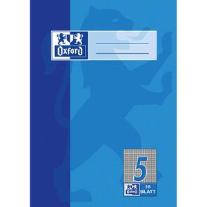 Produktbild für Schulheft Oxford 100050368, ab 2. Klasse, A5
