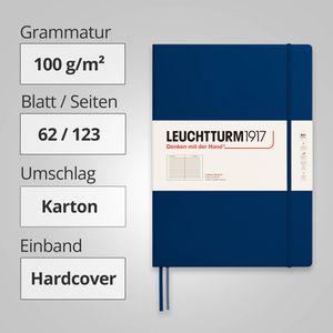 Produktbild für Notizbuch Leuchtturm1917 Master Slim, 342926, Karton Hardcover