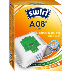 Produktbild für Staubsaugerbeutel Swirl A 08 (A 09) MicroPor Plus