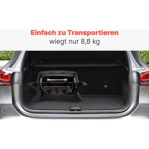 Produktbild für Gasgrill Proficook PC-GG 1261, schwarz, 2 Brenner