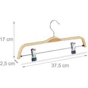 Produktbild für Hosenbügel Relaxdays 10024654126, aus Holz