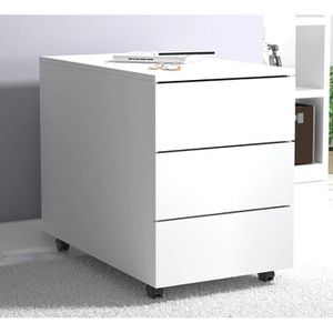 Produktbild für Rollcontainer VCM Dalosa 70 918328, Holz, weiß