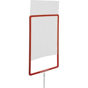 Produktbild für Infoständer Böttcher-AG aus Aluminium, rot, A3