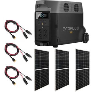 Powerstation Ecoflow DELTA Pro mit 3x Solarpanel