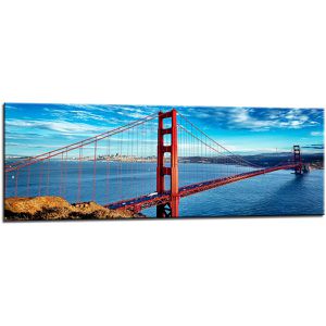 Produktbild für Wandbild visario Golden Gate Bridge