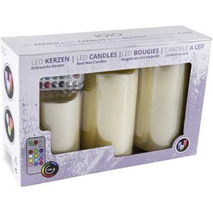 Produktbild für LED-Kerze Böttcher-AG Echtwachs, creme