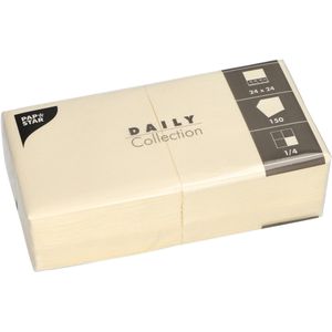 Servietten Papstar Daily Collection, champagner
