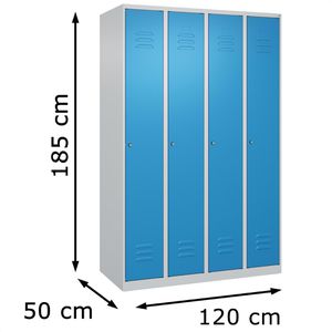Produktbild für Spind CP-Möbel Classic PLUS, lichtblau