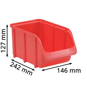 Produktbild für Sichtlagerkasten Hünersdorff 673100, Größe 3