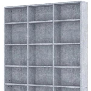 Produktbild für CD-Regal Vicco Jukebox, beton grau