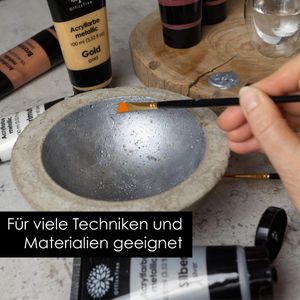 Produktbild für Acrylfarben OfficeTree 1504, Metallic