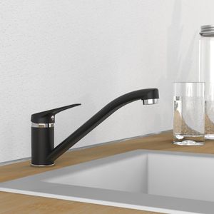 Produktbild für Küchenarmatur EISL SPEED, schwarz matt / chrom