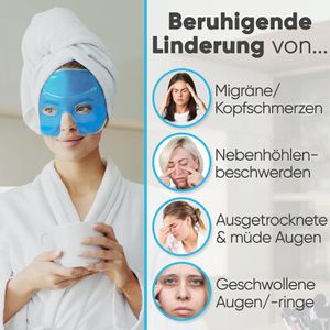 Produktbild für Kühlmaske ICEHOF Augenmaske