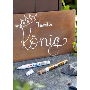 Produktbild für Lackmarker uni-ball PX-20, wasserfest &amp; permanent, weiß
