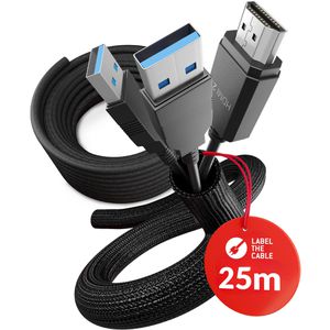 Kabelschlauch Label-the-cable PRO 5111, schwarz
