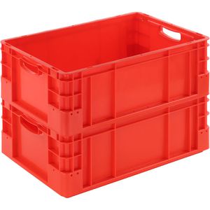 Produktbild für Eurobox Alpha-Paletten Silverline, rot, 40 Liter