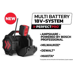 Produktbild für Baustellenradio PerfectPro ROCKTAGON, Akku 18V
