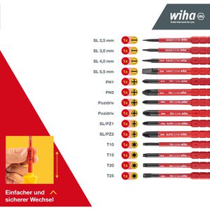 Produktbild für Schraubendreher Wiha slimVario Starter, 36068, Set