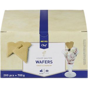 Produktbild für Eiswaffeln METRO-Chef Heart Shaped Wafers