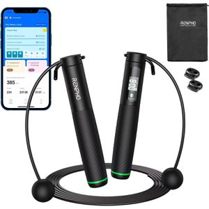 Produktbild für Springseil RENPHO Smart, Stahlseil mit Kugellager, App-fähig