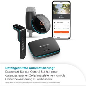 Produktbild für Bewässerungscomputer Gardena smart Sensor Control Set 19045-20