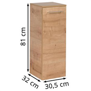 Produktbild für Bad-Hängeschrank Fackelmann B.perfekt, 84172, matt asteiche