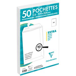 Produktbild für Versandtaschen Clairefontaine 805050C, weiß, C4