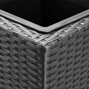 Produktbild für Pflanzkasten CASARIA Sichtschutz schwarz