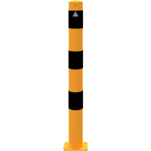 Produktbild für Absperrpfosten Schake 489PBG, schwarz/gelb, Metall
