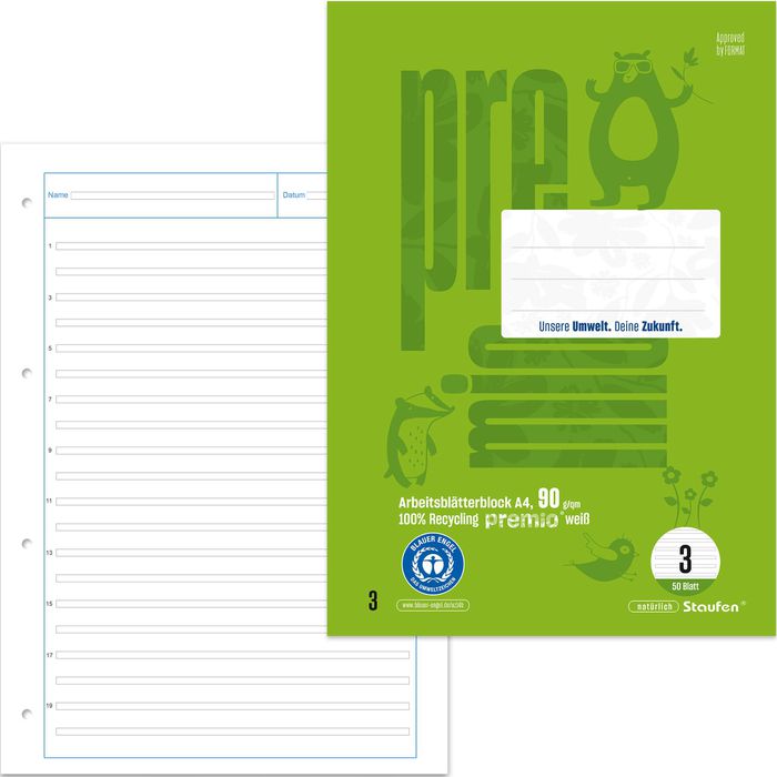 Brunnen Stenoblock A540Bl – 10er Pack | Spiralblock Mit Mittellinie Für Kurzschrift & Notizen