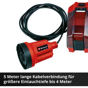 Produktbild für Klarwasserpumpe Einhell GE-SP18 LL Li - Solo, Akku